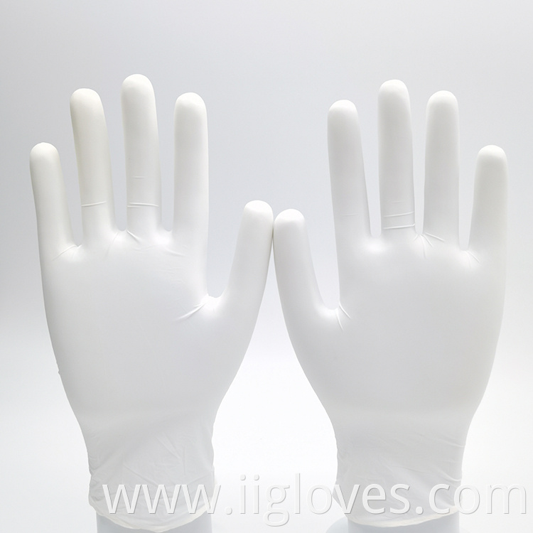 Wholesale Blue White Green Powder Free Nitrile Gloves With High Quality Singe Use NItrile gloves